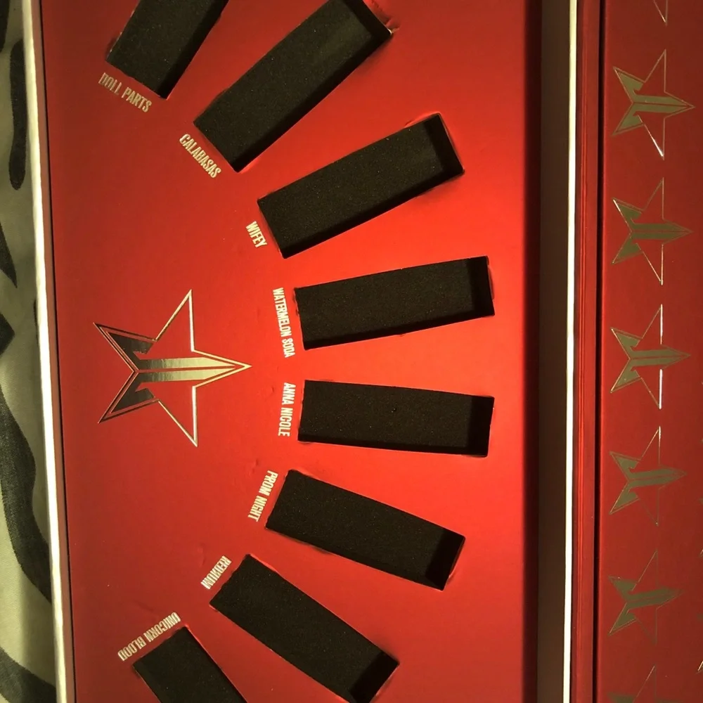 Jeffree Star red mini lipstick box only